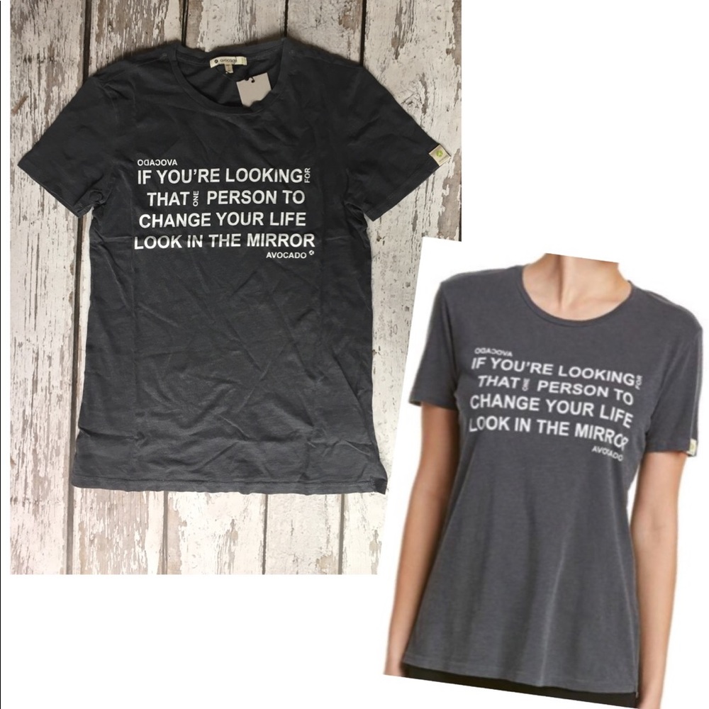 NWT - Avocado Mirror Message T-shirt - Sz XS